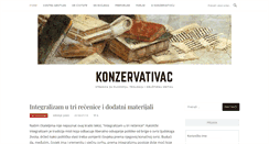 Desktop Screenshot of konzervativac.com
